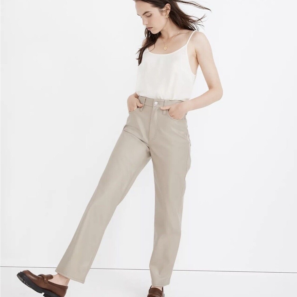Madewell NWT Leather Pants